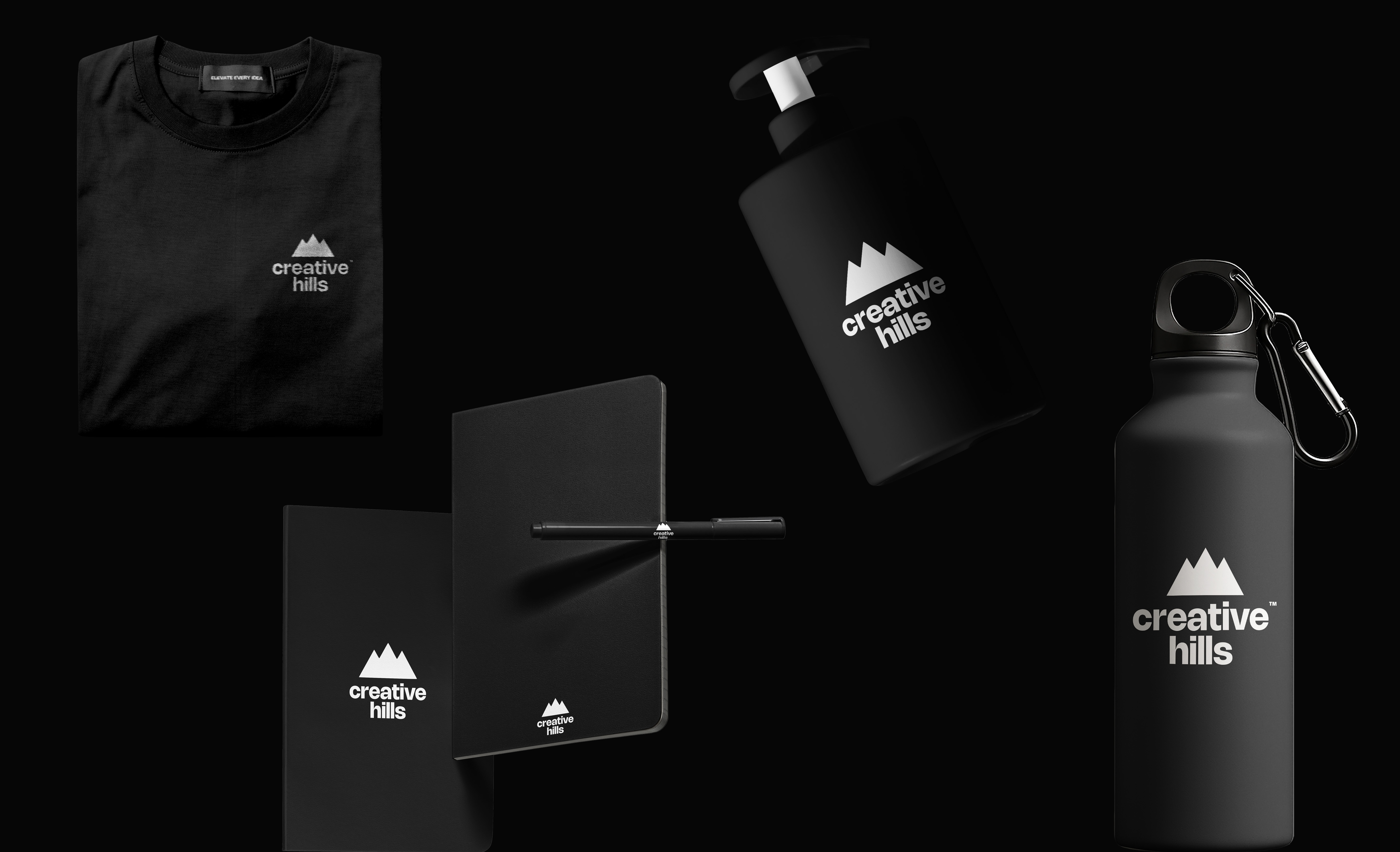 Brand Kit System — Creative Hills brand application